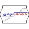 Kép 1/4 - 26 x 16 mm Egységár / Eladási ár feliratos OLASZ árazógépszalag