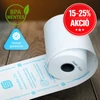 Kép 1/3 - 57/50/12 28 méter BPA mentes hőpapír (pénztárgépszalag)