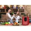 Kép 7/7 - TESLA AirCook Q30 - multifunkciós digitális forró levegős sütő, 3,8 liter, 1300W, piros