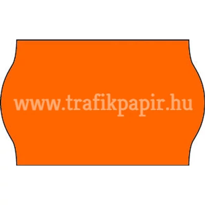 25x16 mm felirat nélküli MAGYAR árazógépszalag