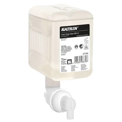 Habszappan Katrin Clean 500 ml-es töltet, illatmentes, 1250 adag