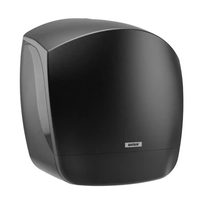 Toalettpapír adagoló Katrin Jumbo S méret, 180 mm-es átmérőig, fekete