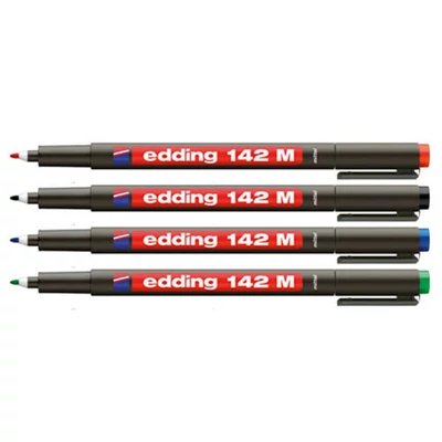 Permanent marker 1mm, 142M Edding fekete