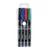 Rostirón, tűfilc alkoholos készlet, 1mm OHP Bluering® M, 4 klf. szín
