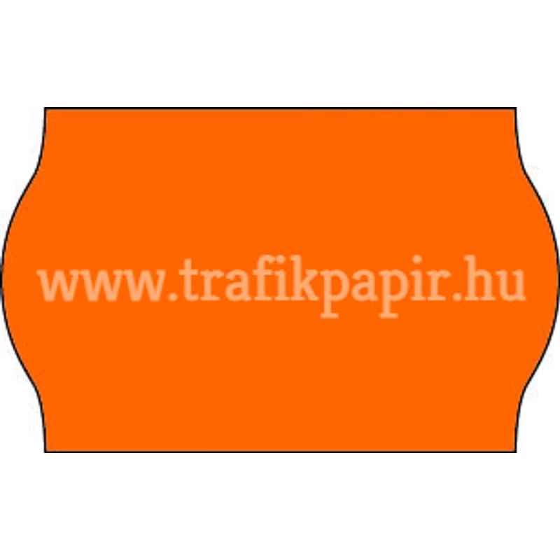 25x16 mm felirat nélküli MAGYAR árazógépszalag