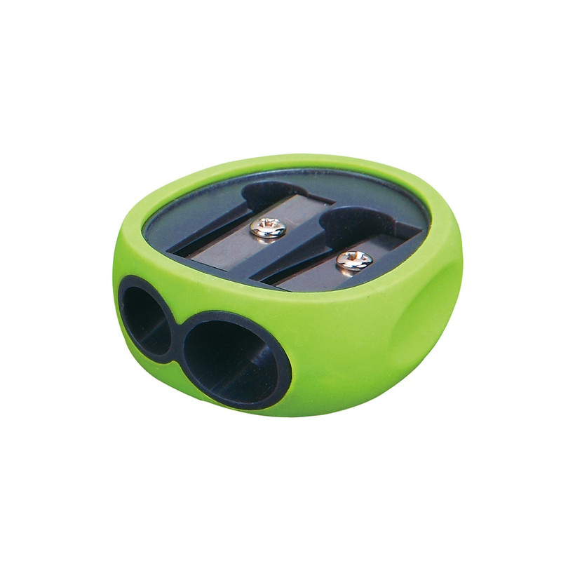 Hegyező 2 lyukú Keyroad Rubber vegyes színek Hegyező 2 lyukú Keyroad Rubber vegyes színek