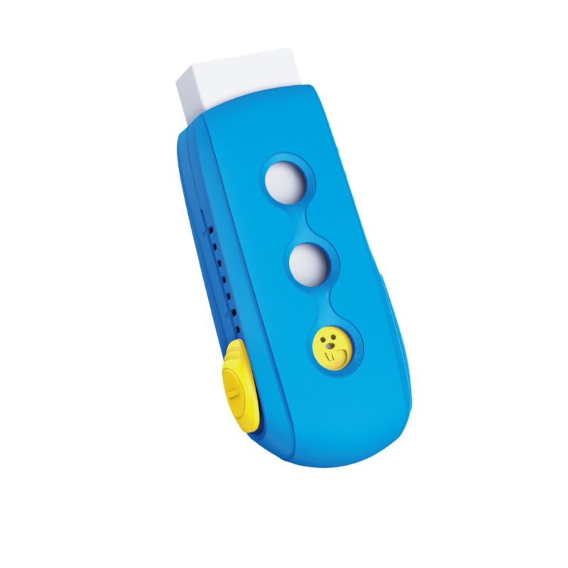 Radír, PVC mentes 2 db/bliszter Keyroad Smile Eraser vegyes színek