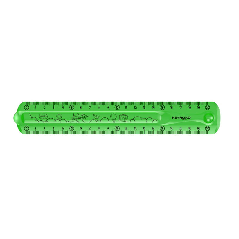 Vonalzó 20 cm, flexibilis Keyroad Flex Draw vegyes színek Vonalzó 20 cm, flexibilis Keyroad Flex Draw vegyes színek