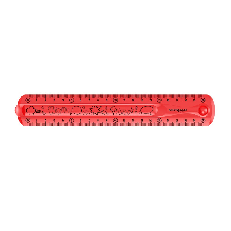 Vonalzó 20 cm, flexibilis Keyroad Flex Draw vegyes színek Vonalzó 20 cm, flexibilis Keyroad Flex Draw vegyes színek