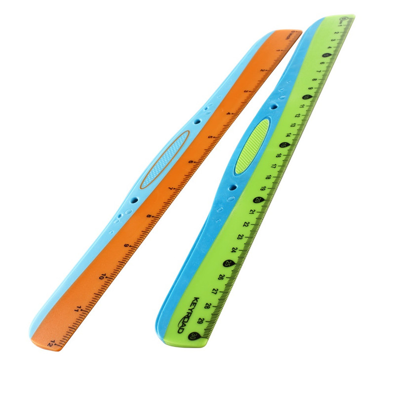 Vonalzó 30cm, Keyroad EasyLiner vegyes színek