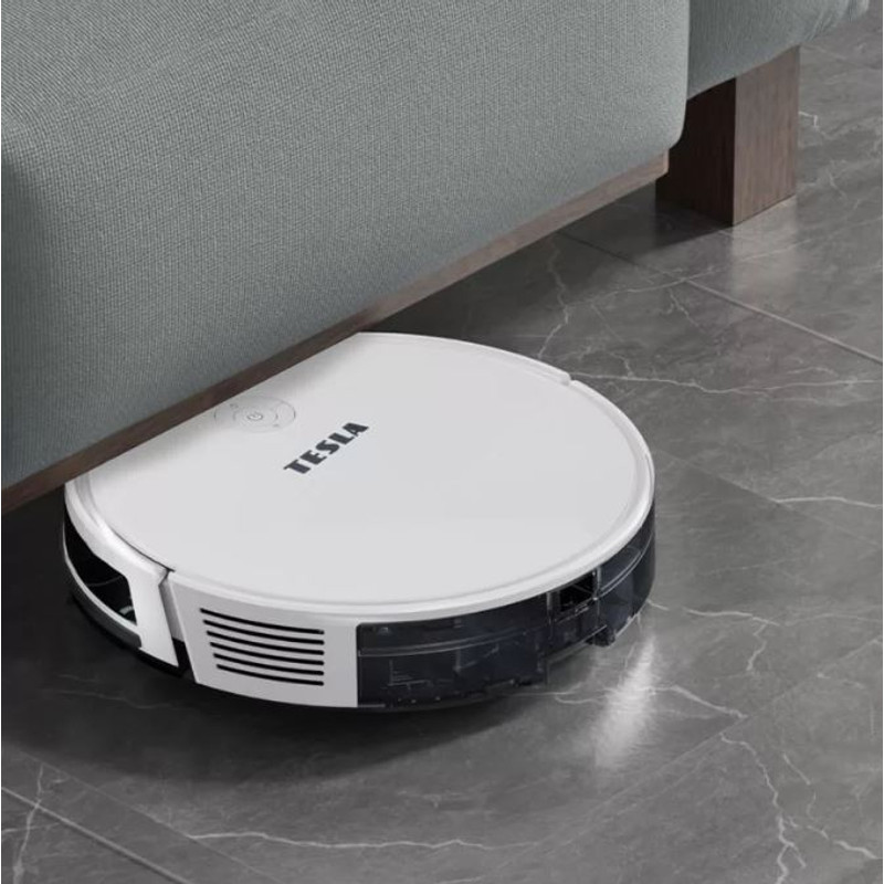 TESLA RoboStar iQ400 - intelligens robotporszívó (fehér színű)