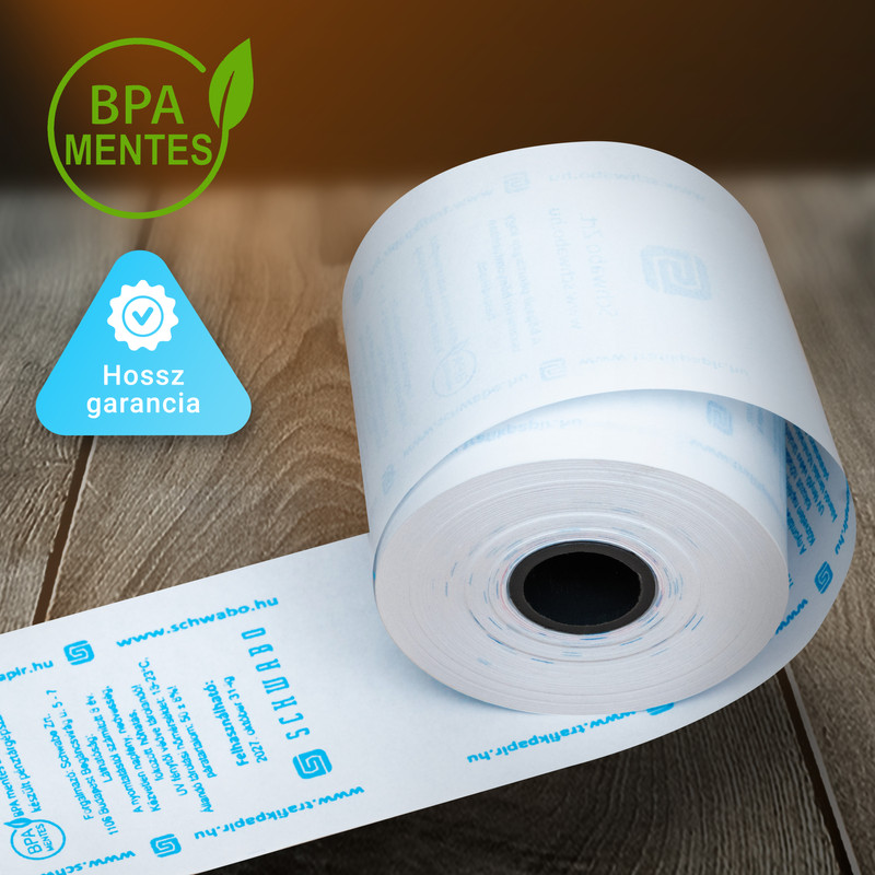 37/50/12 28 méter BPA mentes hőpapír (pénztárgépszalag)