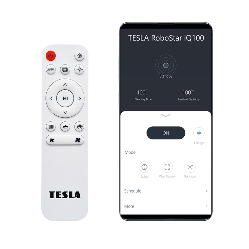 TESLA RoboStar iQ100 Intelligens robotporszívó, nedves- száraz, applikációval TESLA RoboStar iQ100 Intelligens robotporszívó, nedves- száraz, applikációval