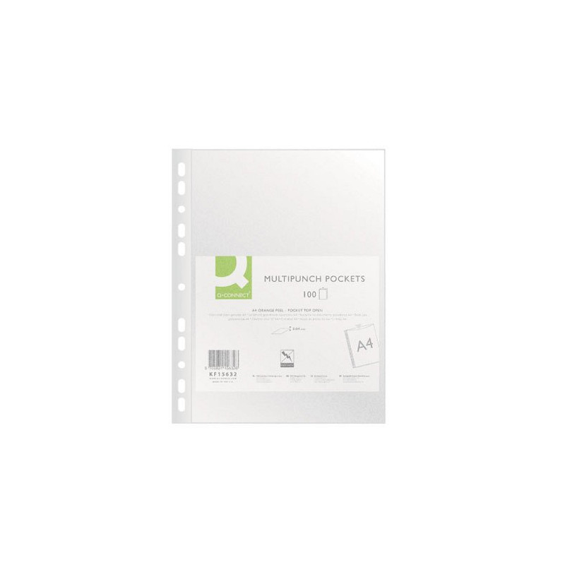 Genotherm A/4 lefűzhető narancsos 50mikron Q-CONNECT