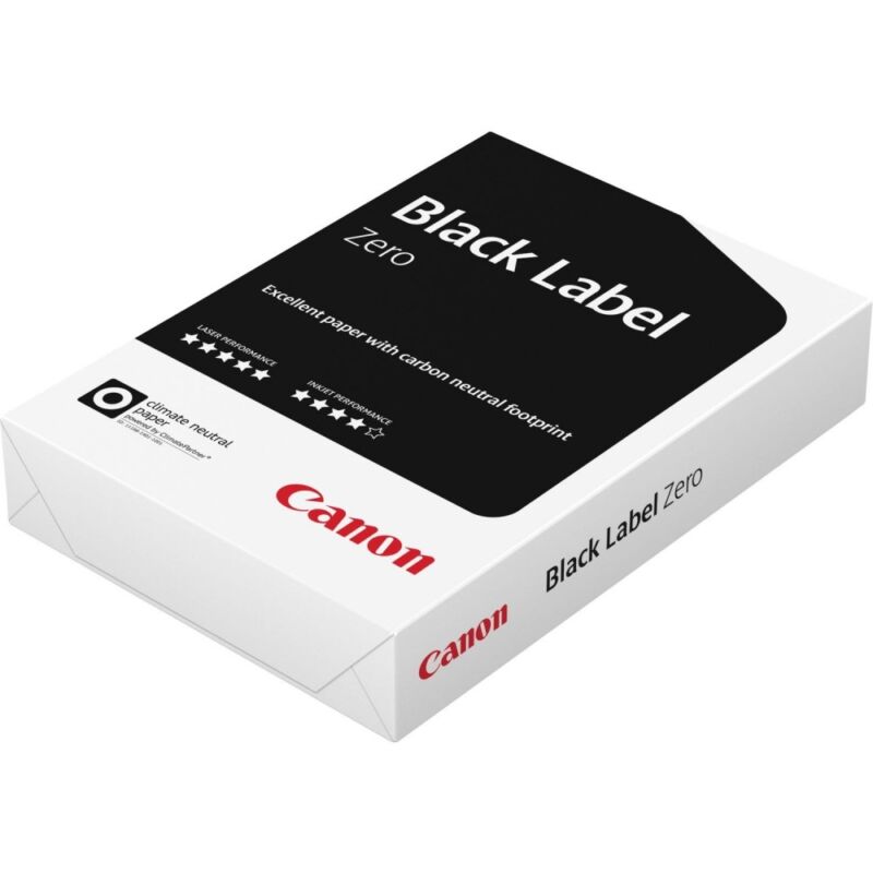 Másolópapír A4, 80g, Canon Black Label Zero 500ív/csomag