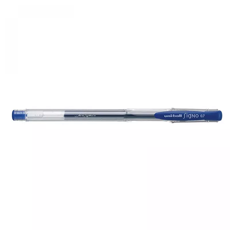 Zselés toll 0,5mm, Uni UM-100, írásszín kék