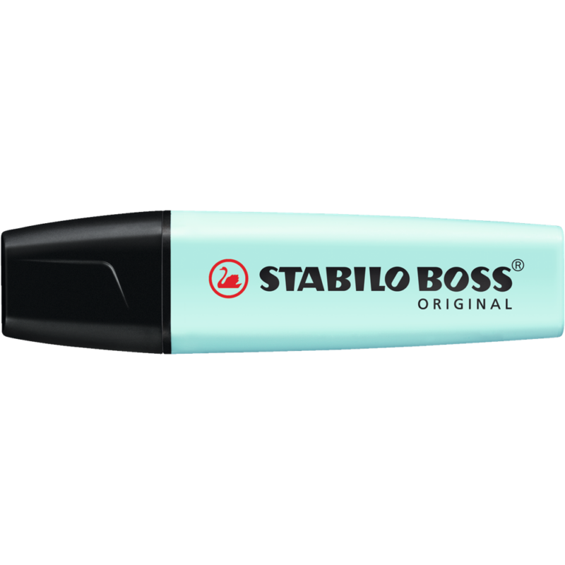 Szövegkiemelő 2-5mm, vágott hegyű, Stabilo Boss Pastel 70/113 türkiz