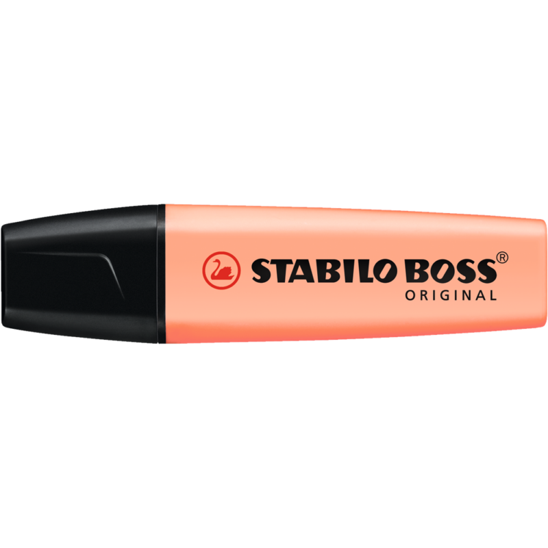 Szövegkiemelő 2-5mm, vágott hegyű, Stabilo Boss Pastel 70/126 barack