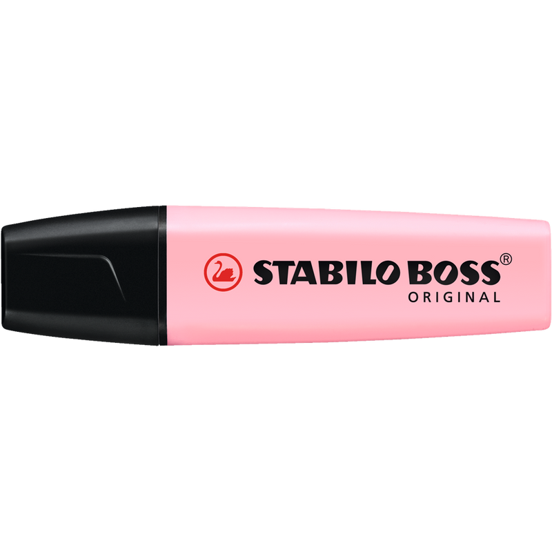 Szövegkiemelő 2-5mm, vágott hegyű, Stabilo Boss Pastel 70/129 pink