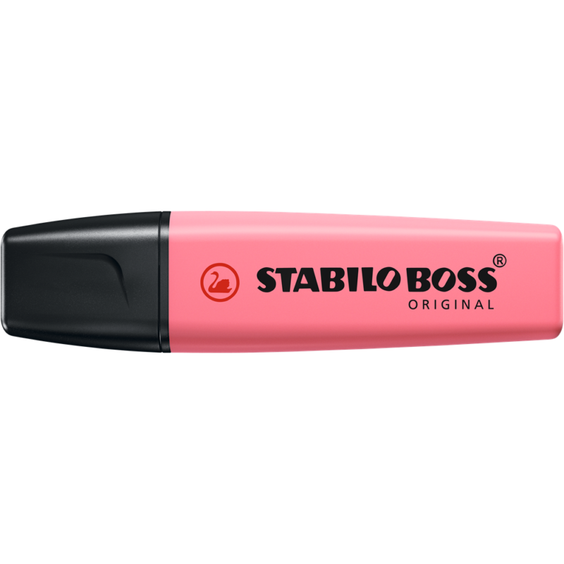 Szövegkiemelő 2-5mm, vágott hegyű, Stabilo Boss Pastel 70/150 cseresznyevirág
