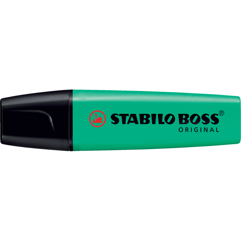 Szövegkiemelő 2-5mm, vágott hegyű, Stabilo Boss 70/51 türkiz