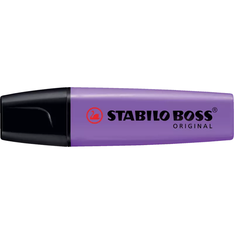 Szövegkiemelő 2-5mm, vágott hegyű, Stabilo Boss 70/55 lila