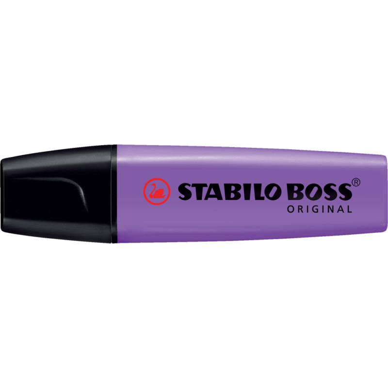 Szövegkiemelő 2-5mm, vágott hegyű, Stabilo Boss 70/55 lila