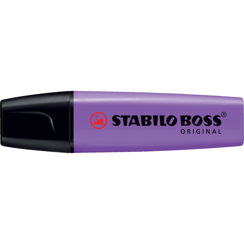 Szövegkiemelő 2-5mm, vágott hegyű, Stabilo Boss 70/55 lila