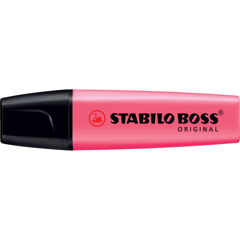 Szövegkiemelő 2-5mm, vágott hegyű, Stabilo Boss 70/56 pink