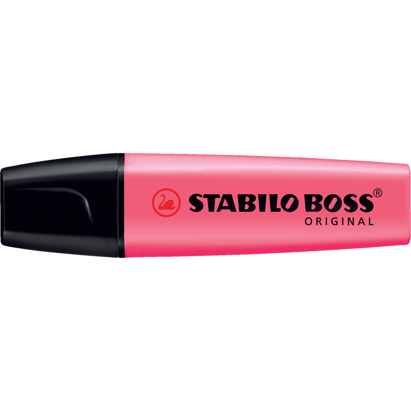 Szövegkiemelő 2-5mm, vágott hegyű, Stabilo Boss 70/56 pink