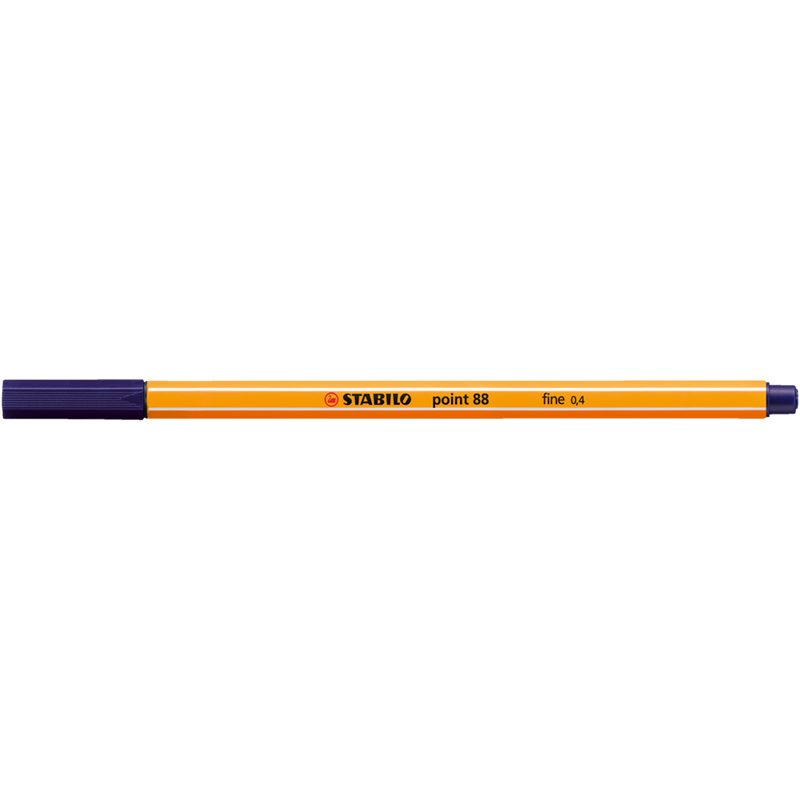 Rostirón, tűfilc 0,4mm, Stabilo Point 88/22 éj kék