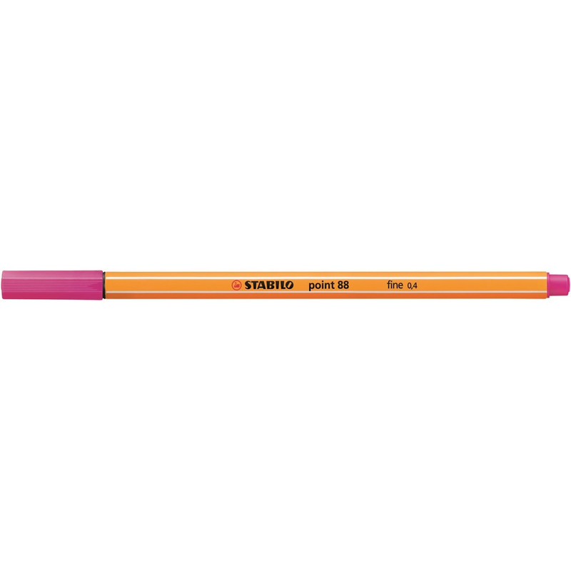 Rostirón, tűfilc 0,4mm, Stabilo Point 88/56 pink
