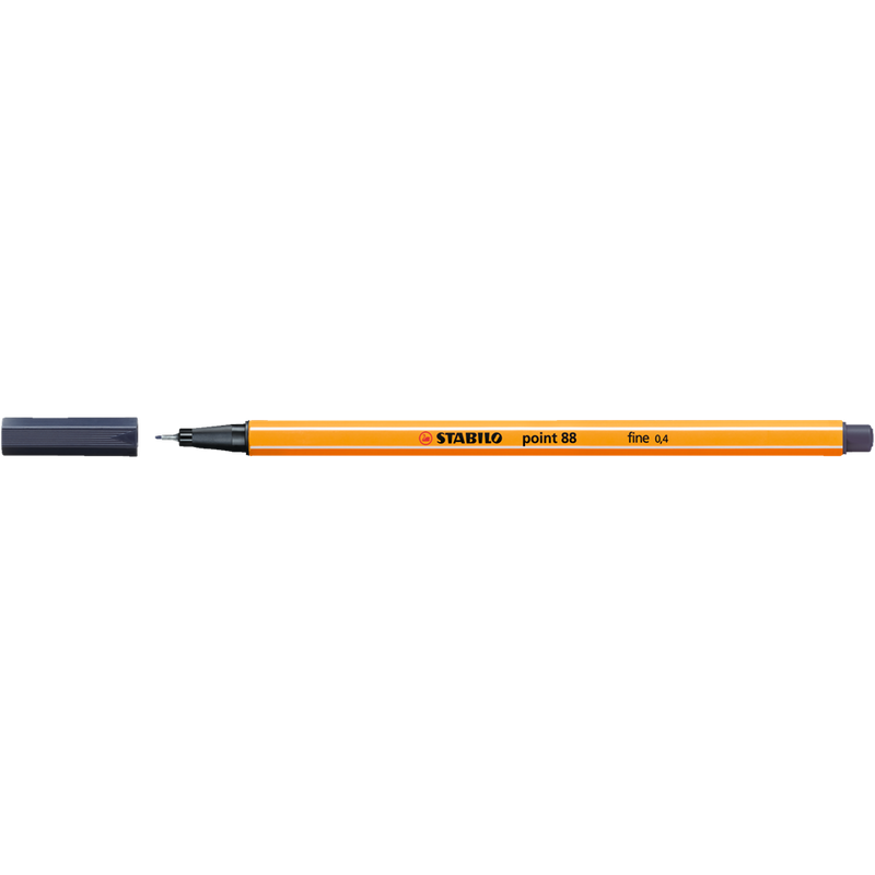 Rostirón, tűfilc 0,4mm, Stabilo Point 88/98 szürke