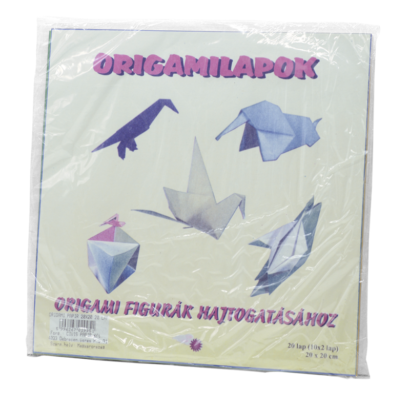 Origami papír 20x20 20lapos