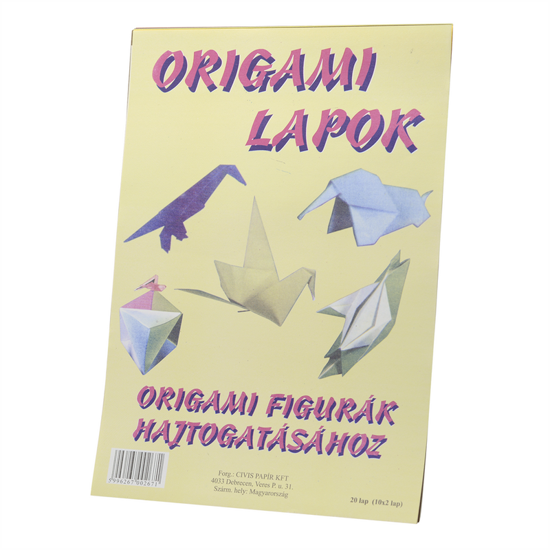 Origami papír A4, 20lapos