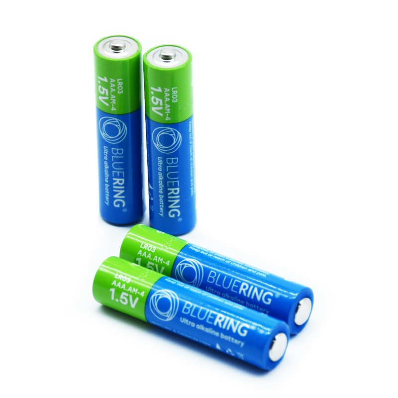 Elem AAA mikro ceruza LR03 tartós alkáli zsugorfóliás Bluering® 4db/csomag Elem AAA mikro ceruza LR03 tartós alkáli zsugorfóliás Bluering® 4db/csomag