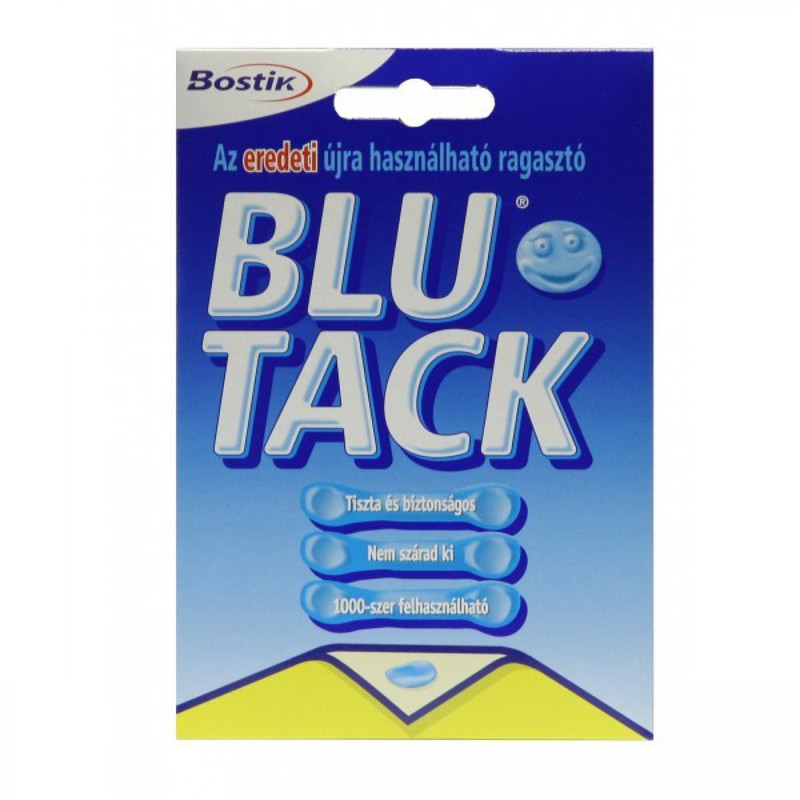 Gyurmaragasztó 60g. 55 kocka/csomag, Blu Tack