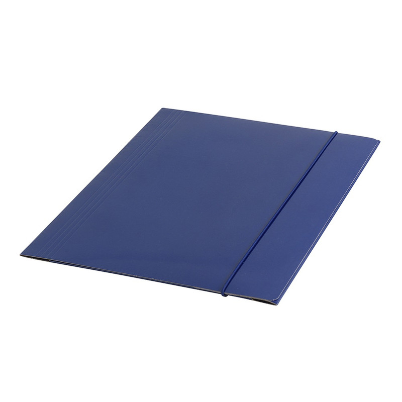 Gumis mappa A4, 400g. karton Fornax Glossy kék