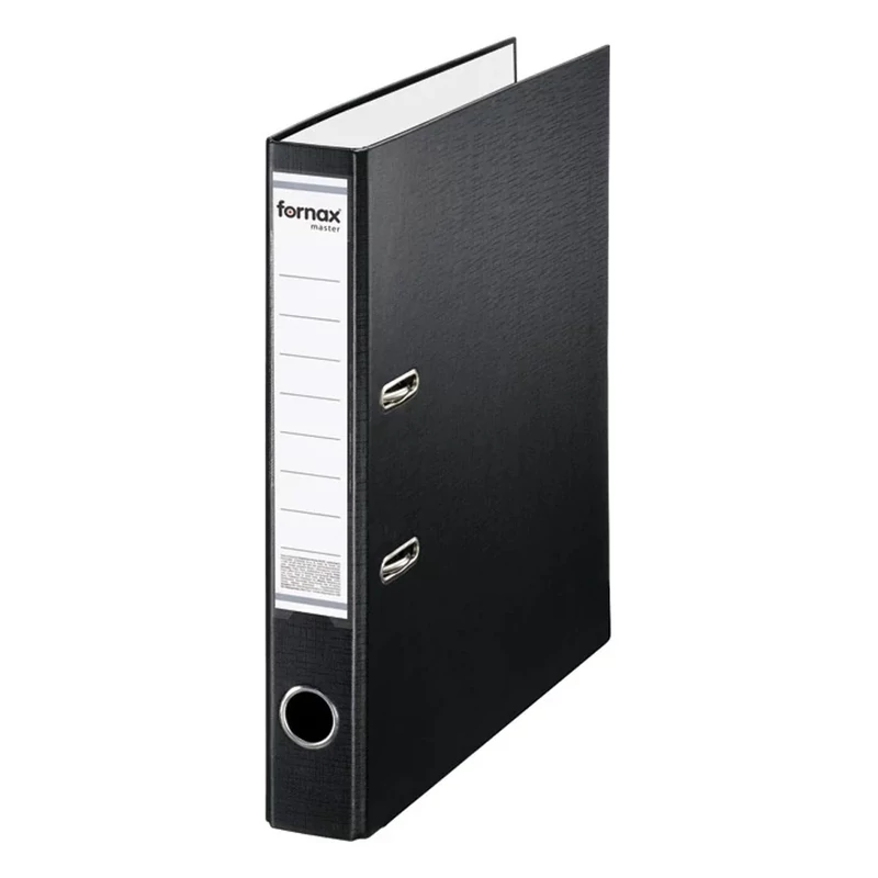 Iratrendező A4, 5,5cm, Fornax Master fekete