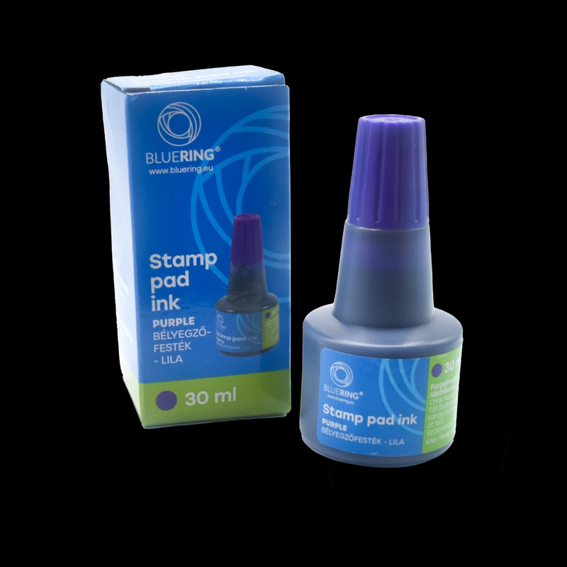 Bélyegzőfesték 30ml, Bluering® Flower lila