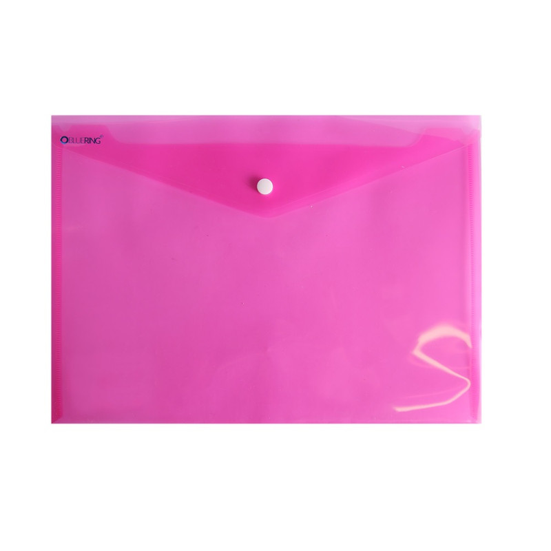 Irattartó tasak A4, PP patentos Bluering® transzparens piros Irattartó tasak A4, PP patentos Bluering® transzparens piros
