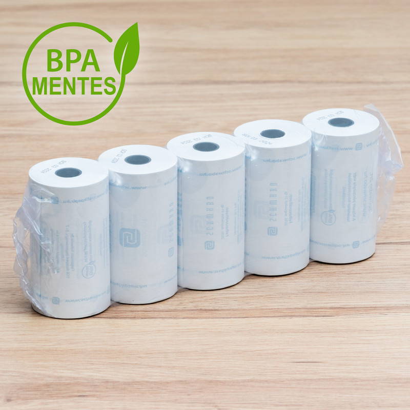 80/50/12 48g/m2 28 méter BPA mentes hőpapír (pénztárgépszalag)