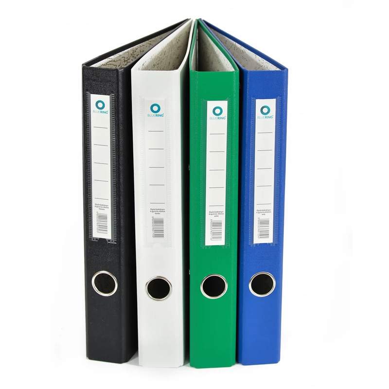 Gyűrűskönyv A4, 4,5cm, 4 gyűrűs Bluering® kék Gyűrűskönyv A4, 4,5cm, 4 gyűrűs Bluering® kék