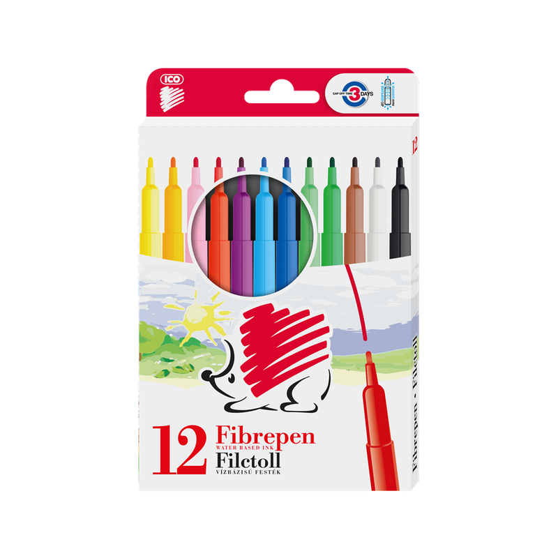 Rostirón, filctoll vízbázisú PB Ico 300 12 klf.szín