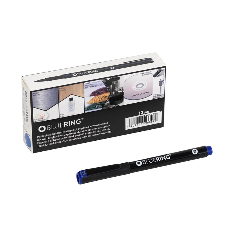 Rostirón, tűfilc alkoholos 1mm, OHP Bluering® M kék Rostirón, tűfilc alkoholos 1mm, OHP Bluering® M kék