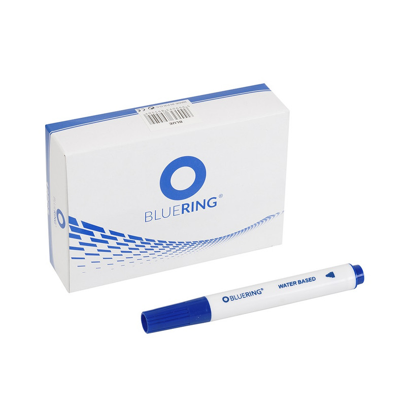 Flipchart marker rostirón vizes kerek végű 3mm, Bluering® kék Flipchart marker rostirón vizes kerek végű 3mm, Bluering® kék