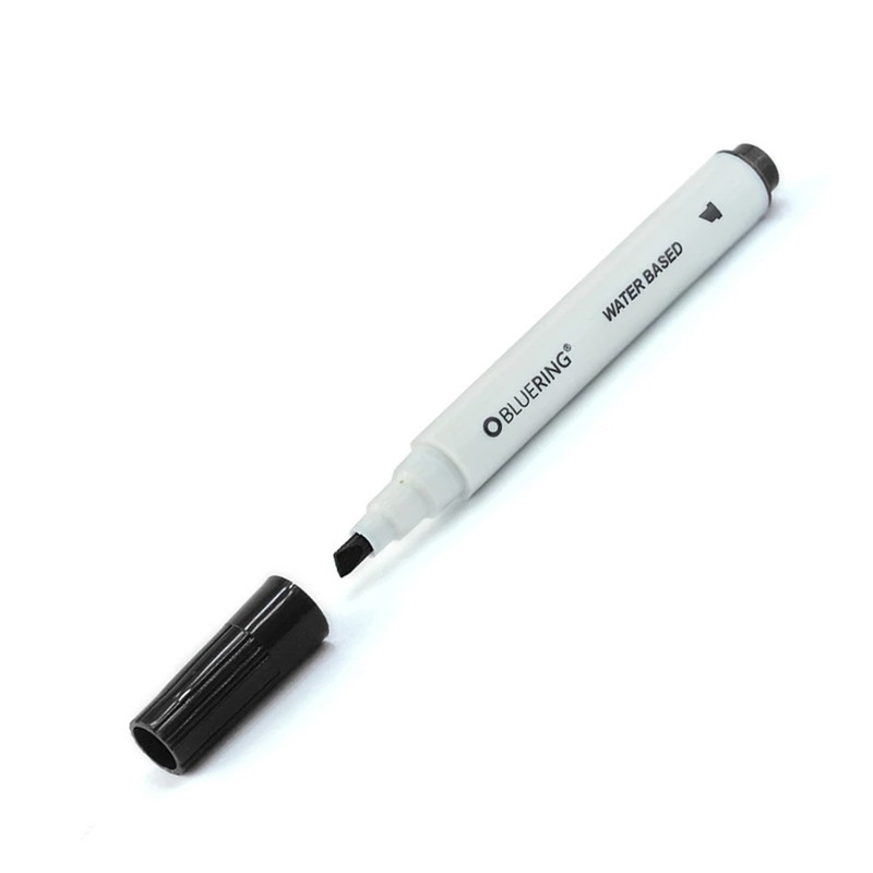 Flipchart marker rostirón vizes vágott végű 1-4mm, Bluering® fekete Flipchart marker rostirón vizes vágott végű 1-4mm, Bluering® fekete