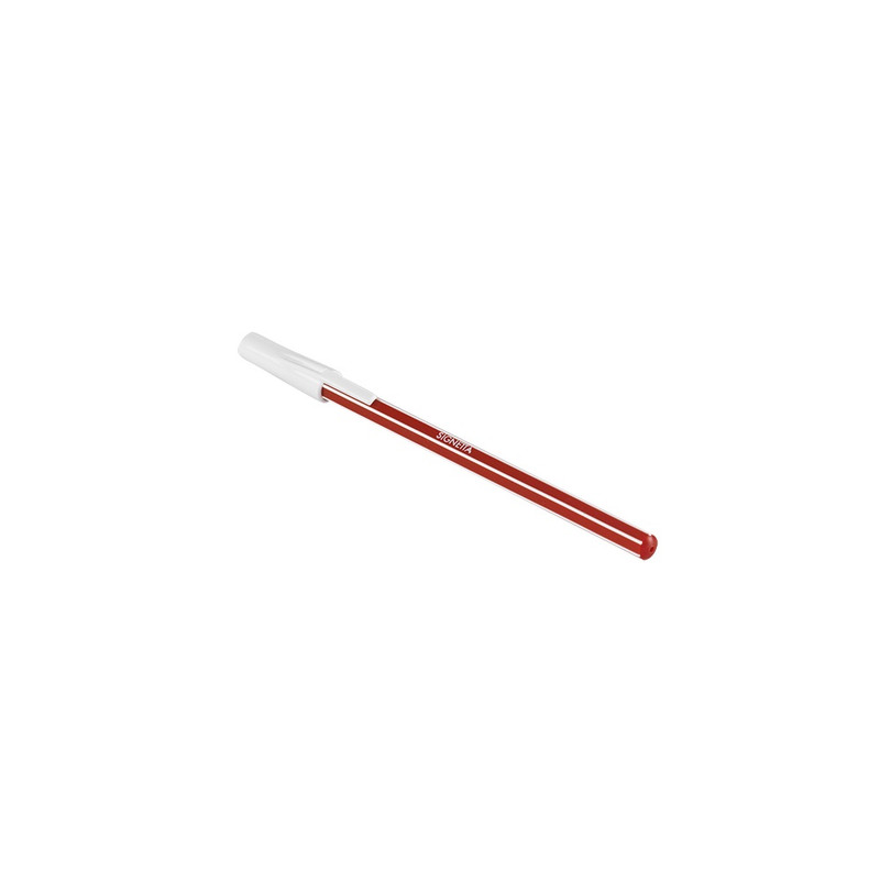 Golyóstoll 0,7mm, kupakos, Ico Signetta, írásszín piros