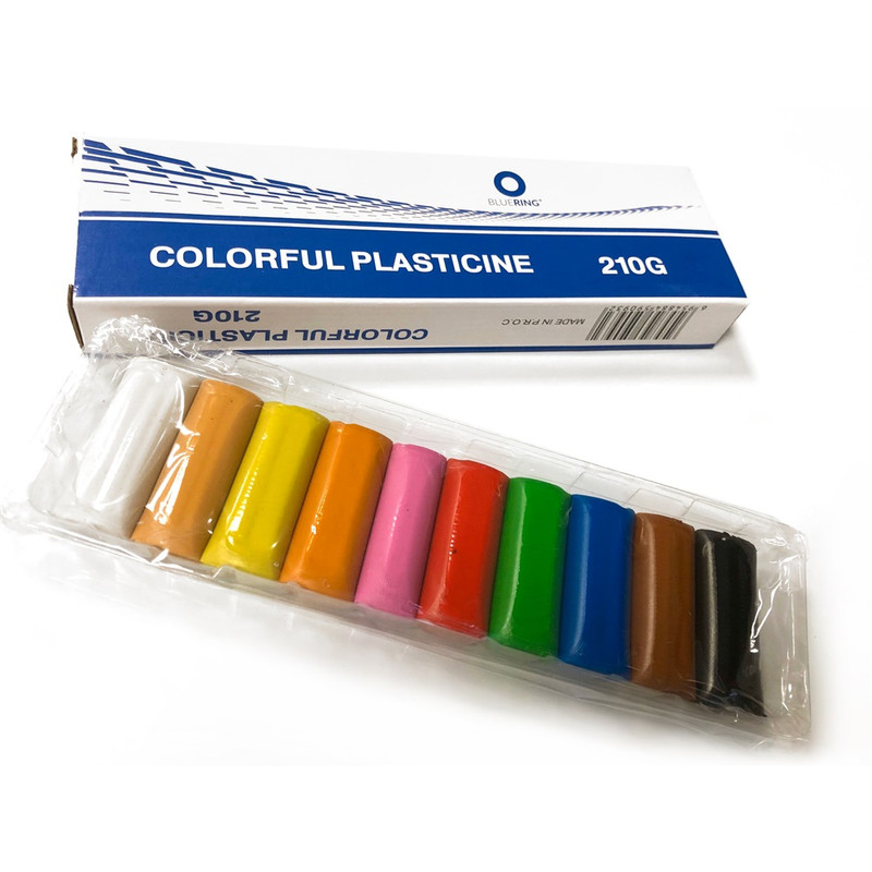 Gyurmakészlet, 210g. Bluering® 10 klf. szín