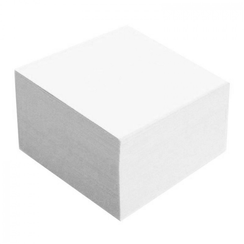 Kockatömb ragasztott 9x9x9cm, Bluering® fehér